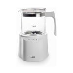 Lacor - mousseur  lait 3 en 1 avec rcipient, base en acier inoxydable, 250 ml, blanc - 3600 w
