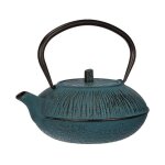 Théière en fonte lacor bleue - capacité 1, 1 litres Théière en fonte lacor bleue - capacité 1, 1 litres