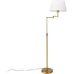 Ladas - led lampe sur pied bras articul� - 1 lumi�re - h 150 cm - bronze - moderne - �clairage int�rieur ...