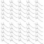 50 pi�ces crochets pour panneau perfor�, crochets pour �tag�res murales pour affichage panneau perfor� ...