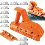 Raboteuse avec coupe - bordures à 45° et 60°, raboteuse manuelle pour coupes rapides, raboteuse multifonctionn ... Raboteuse avec coupe - bordures à 45° et 60°, raboteuse manuelle pour coupes rapides, raboteuse multifonctionn ...