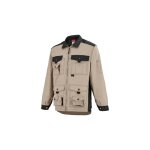 Veste de travail lafont work attitude - beige - noir - taille 0