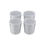 Lot de 4 faisselles (0, 25 l) pour fromagre lagrange