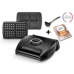 Lagrange - gaufrier croque monsieur gaufrier 4 gaufres + croque monsieur 089004