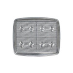 Lagrange - paire de plaques pour 4 gaufrettes pour super 2 gaufres 39111 030221