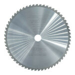 Jepson - lame carbure drytech � 255x2x25, 4 mm 60d pour acier courant 600598