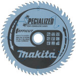 Lame carbure multi - bois efficut 165x20mm makita - b57336