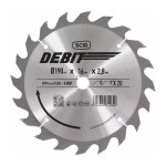 Scid - lame au carbure pour scie circulaire epaisseur 2, 8 mm - 20 dents - diam�tre 190 mm - al�sage ...