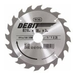 Scid - lame au carbure pour scie circulaire epaisseur 3 mm - 20 dents - diam�tre 210 mm - al�sage 30 ...