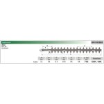 Lame infrieure / suprieure ikra pour taille - haie bhs 60 043888