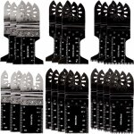 Lame outil multifonction oscillant - 6 types de lame scie oscillante robuste - ajustement universel � ...