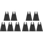 Lames d'outils oscillants, 10 x 65mm lames de scies oscillantes multi - outils kit de lames de scies ...