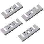 Lames de rabot en 4 pi�ces de 3 - 1 / 4 pouces, adapt�es aux raboteuses �lectriques, fabriqu�es en acier ...