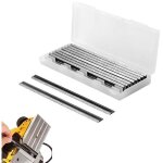 Lames de raboteuse 82mm, 10 pi�ces lame rabot 82mm, 82x5. 5x1. 2mm planer blades, lame hss de rechange ...