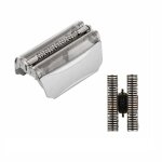 Lame de rasoir et cassette de remplacement 51s pour braun s�rie 5, pour rasage humide et sec, argent� ...