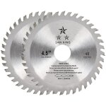 Lames de scie circulaire 115 x 22. 2 mm 40 dents disque tron�onnage bois carbure finition scies pour ...