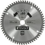 Lame de scie circulaire ? 184mm ? 60 dents en carbure ? excellente finition ? pour scie portative ? ...