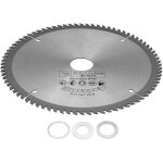 Lame de scie circulaire 210mm�30mm diam�tre de l'al�sage 80 dents lame de scie circulaire avec 3 joints ...