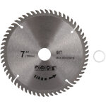 Lame de scie circulaire 7x60t pour le travail du bois, disque de coupe, accessoire de menuiserie, 180 ...
