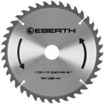 Eberth ? lame de scie circulaire pour bois �210mm 16mm al�sage 40 dents carbure ? coupe nette pour bois ...