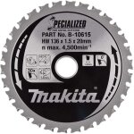 Lame scie circulaire carbure - mtal  136x20mm - b - 69303 - 136 mm - 1. 1 mm - 20 mm - 30 dents - makita ...