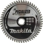 Lame de scie circulaire makita sp�ciale pour scies plongeantes 165 x 20 mm - 56 dents - aluminium