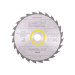 Lame de scie circulaire metabo pro power cut wood 628011000 - hw / ct - 230x30mm - 24wz - 20�