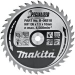 Lame de scie circulaire sans fil makita 136 x 10 mm - 36 dents