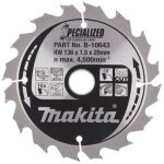 Accessoires - lame de scie  bois circulaire 136x20 mm, 16 dents b - 10643 - makita
