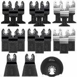 Lame de scie oscillante, 21pcs mixte outil multi - usage kit, avec accessoires de universel outil multifonctio ...