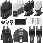 Lames de scie oscillante 30pcs lames outil multifonction universelles degagement rapide 8 types lames ...