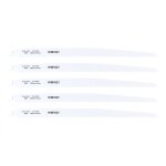 Lame scie sabre 1411df bois clout 300 mm - set 5 pices