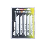 Lames scie sabre assorties par 6 - scie electrique