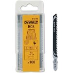 Dewalt - lames de scie sauteuse hcs pour coupes droites et rapides 100 pi�ces dt2186