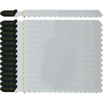 Lame de scie sauteuse t101br 15 pices pour bosch, dewalt, hitachi, makita, festool, etc.