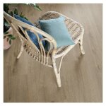 Gerflor - lame de sol pvc clipsable effet bois lumber fauve 1. 93 m
