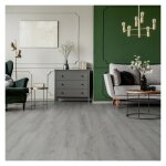 Gerflor - lame de sol pvc clipsable effet bois lumber grey 1. 93 m
