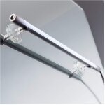 Miroir lampe led pour maquillage applicable avec ventouses cable usb maquillage