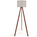 Wellhome lampadaire 115 cm. beige / marron, type e 27 tanganica Wellhome lampadaire 115 cm. beige / marron, type e 27 tanganica