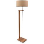 Wellhome - lampadaire 150 cm. marron clair, type e27 max 60 w, collection victoria, , douille e27 max ...