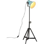 Lampadaire 25 w bleu dlav 35x35x65 / 95 cm e27 vidaxl