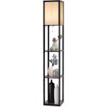 Lampadaire avec 3 niveaux etag�re 220 - 240v, 60w (ampoule non inclus) - costway