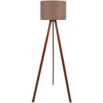 Wellhome - lampadaire 38 x 140 cm. brun vison, type e 27 max 60 w (ampoule  incandescence) max 20 - ...