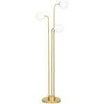 Lampadaire avec abat - jour pivotants, lampe de lecture 120 w, lampe de chevet de 1, 65 m de haut avec ...