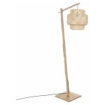 Lampadaire arc en bambou 'liby' 173cm naturel