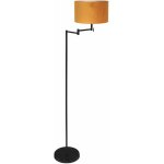 Mexlite - lampadaire - bella - noir - mtal tissu -  45cm - e27