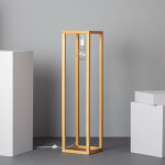 Ledkia ? lampadaire en bois scandinave coba ? hauteur 150cm ? culot e27 ? lumi�re chaude ? design rustique ...