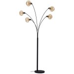 Lampadaire bois 'lielle' en bambou pour salon & salle � manger