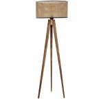 Lampadaire design en bois 153cm romane