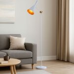 Lampadaire design  olivia  - blanc